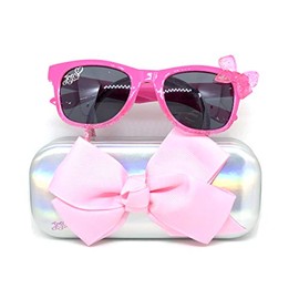 JoJo Siwa Girls Sunglasses for Kids with Matching Glasses Case and UV Protection