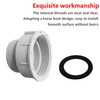 Qrity Kitchen Sink Drain Pipe Joint Thread Hose Connector 60