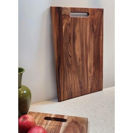 Acacia Wood Kitchen Chopping Board, Cutting Board with Handle, Large 15.1x9.8 inches