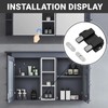 ExcellaElite Push Open Door Catches 4 Pcs Magnetic Push to