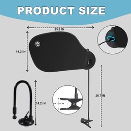 Adjustable Office Cubicle Desk Shade: Professional Adjustable Working Office Cubicle Accessories- Plastic Rectangular Desk Accessory with Black Shade for Privacy| Black