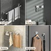 Hinmood Matte Black Bathroom Hardware Set, 5 Pieces Hardware Accessories