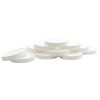 CLEARVIEW CONTAINERS Replacement Jar Lids (Plastic 70 RM Lid White