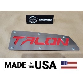 StreetRays [SR] Aluminum Dash Logo Cover Plate Panel FOR Honda Talon 1000X 1000R RED BLACK