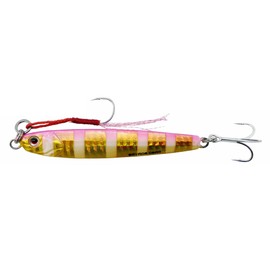 Savage Gear 3D Slim Minnow Jig 5.9cm 10g 5.9cm 10g Gold Pink Zebra