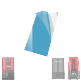 Creality ACF-Basic Release Film 7'' 3Pcs (160 x 235 x0.3 mm) for Halot-One Pro, Elegoo Mars 4/Ultra/5 Ultra, Anycubic Mono 4/4 Ultra,Sonic Mini 8K S, 3D Printers Accessories, High-Speed Printing