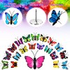 Epakh Tachuelas de Mariposa Decorativas con Efecto 3D, Multicolor, 30