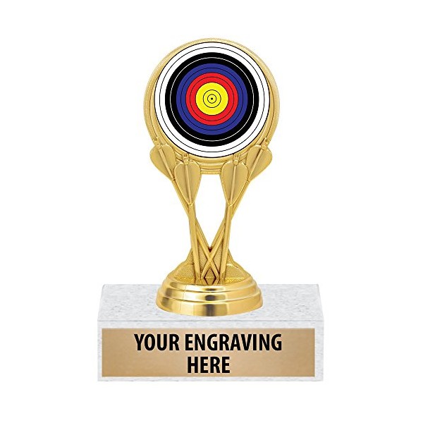 Crown Awards Archery Target Trophies - Custom Archery, Darts Trophy