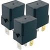 3-Pack CM1a-R-12V ACM33221 Relays - 40A 12VDC 4-Pin SPST Automotive