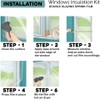 Window Film Indoor Double Glazing Insulation Kit Winter Draught Excluder