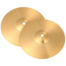 Vaguelly Drum Cymbals Musical Instrument Drum Cymbals Jazz Drum Crash Cymbals Metal Drum Cymbals for Drum Parts Accessories 6 Inches / 15 cm Pack of 2
