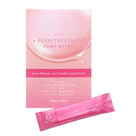 イヌリン e BODY TREATMENT Fem+MIYAVI (1箱30本) 高純度94.7% 顆粒 スティックタイプ 個包装 30日分 国内GMP製造 食物繊維 菊芋 サプリ ヒアルロン酸 ビオチン アグアヘエキス マカ