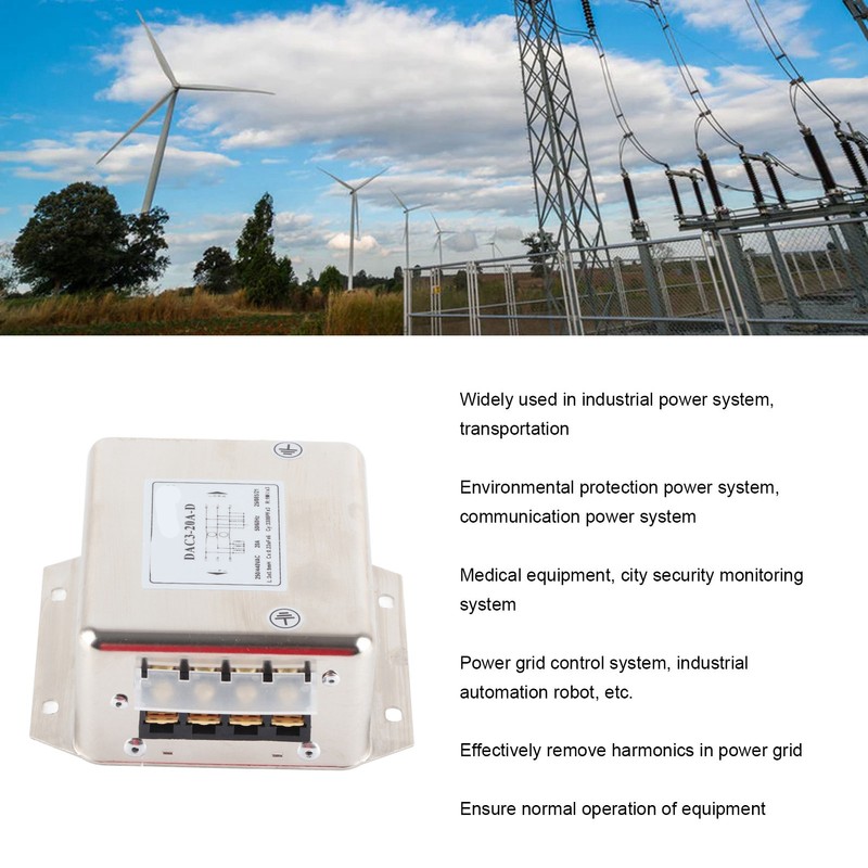 3 Phase Terminal Filter 3 Wire for Power Line Electronic