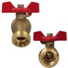 Midline Valve S3523 Boiler Drain Valve, with T-Handle, 3/4 in.