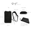 Giselle Women’s Smartphone Shoulder Bag, Pouch, Pochette, Lightweight, Crossbody Hanging,