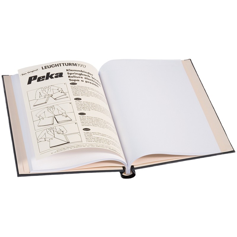 LEUCHTTURM1917 337226 Sprinback binder PEKA, for 150 Sheets, Navy