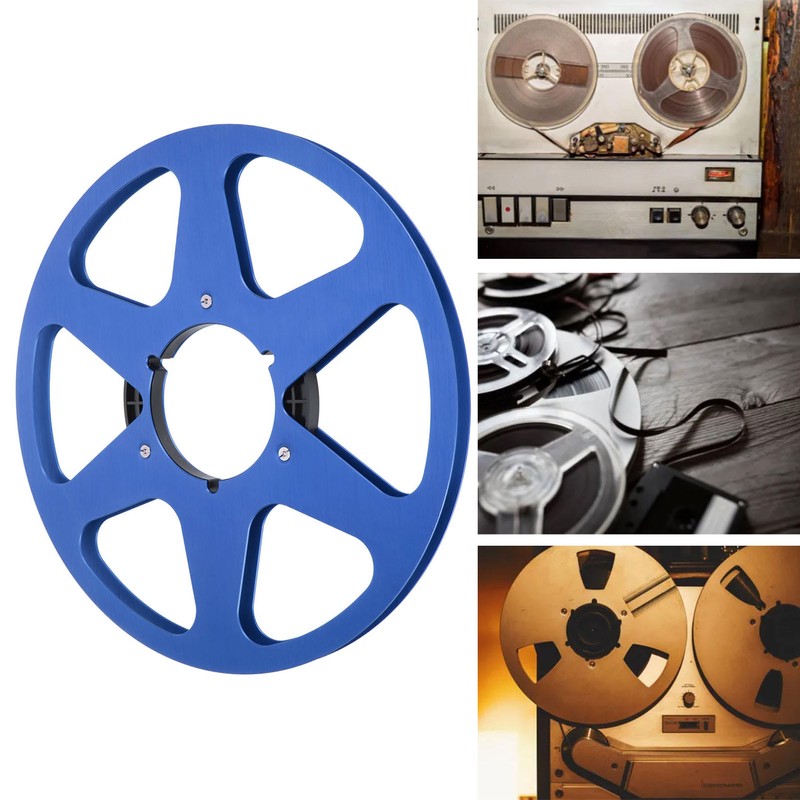 1/4 10.5 Inch Empty Tape Reel 6 Hole Aluminum Alloy
