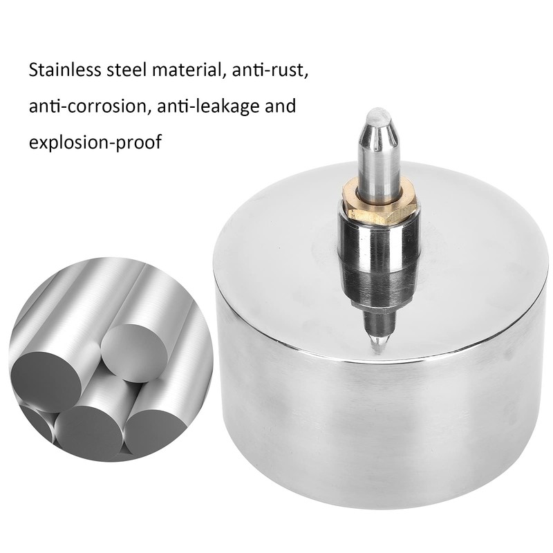 Fyearfly Stainless Steel Alcohol Lamp, 400 ml Bunsen Burner, Alcohol