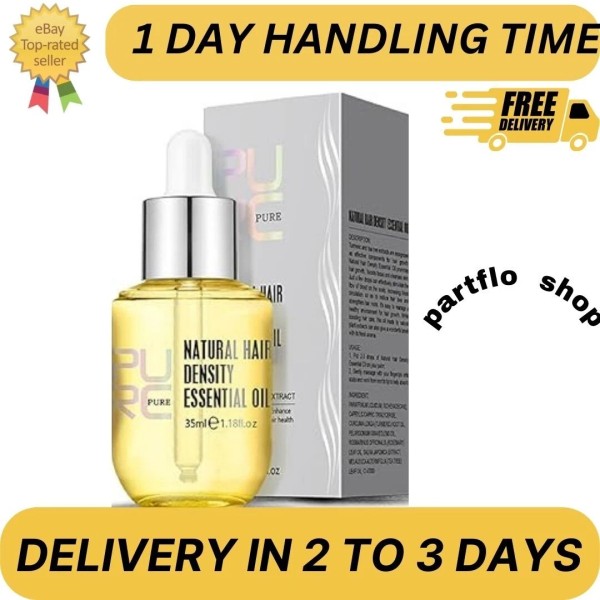 Essential 2PCS Purc Hair Density Essential Oil, Hair Regrowth Essential