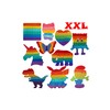 KUNSTIFY XXL Pop It Rainbow Fidget Toy Anti-Stress Toy for