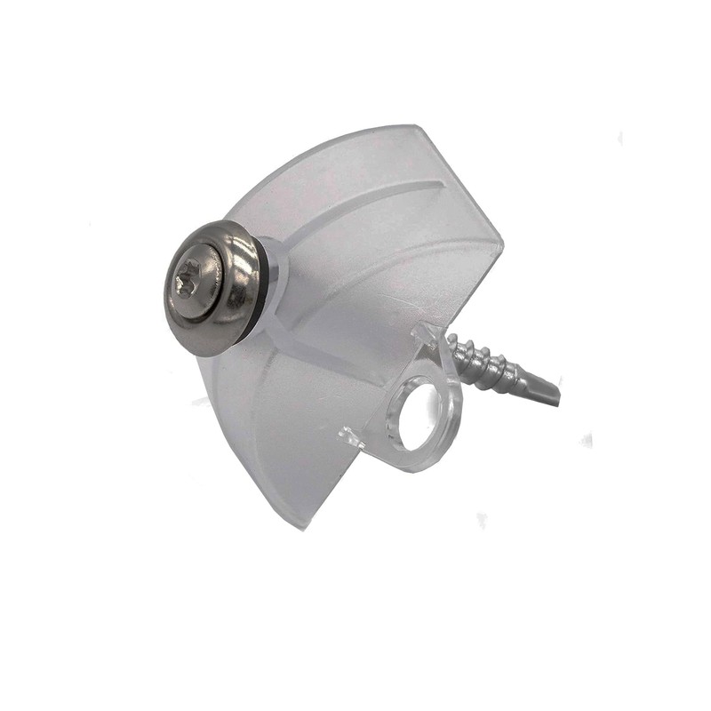 Mounting set: plumber screw with drill tip and drill blade