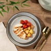 GBHOME Ceramic Dinnerware Sets for 6, 18 Pieces Stoneware Plates