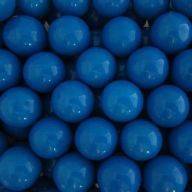 Bayside Candy 1" Large Gumballs - Colored Gumball Collection - Gumball Machine - Shimmer and Solid Colors (Blue Gumballs 1" Large, 10LB)