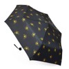 Black and Yellow Bumble Bee Pattern Foldable Compact Handbag Small
