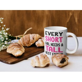 Stuff4 Funny Novelty Gifts for Your Best Friend - Short Girl - 11oz Ceramic Dishwasher Safe Premium Mugs, Gifts for Friends, Christmas Mugs Birthday Gift Best