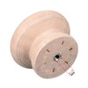 sourcing map Round Wood Knobs,10Pcs 45mm Dia Cabinet Furniture Kitchen