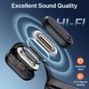CPTEA Bluetooth Headset with Microphone, Open Ear Headphones, Dual Connect
