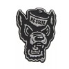 North Carolina NC State Wolf Metal Auto Emblem