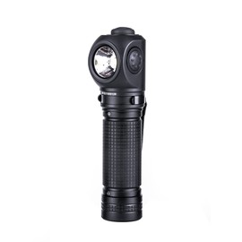 NEXTORCH LED Right Angle Flashlight 90 Degree Mini Flashlight 1400 Lumens Pocket-sized Handheld Flashlights with Clip USB Rechargeable for Camping, Hiking, Outdoor, Emergencies(P10), red