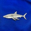 Great White Shark Embroidered Patch Jaws Iron-On Applique Ocean Fish