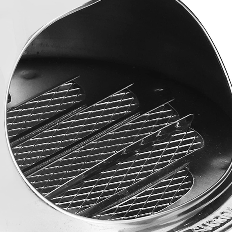 Round Air Vent, Extractor Wall External Vent Cover with Screen