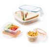 Starfrit LocknLock Easy Match 6-Piece Lunch Set - Color-Coded, BPA-Free,