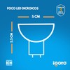 iGoto F10P20405 10Pack Foco LED MR16 GU5.3 5W 3000°K (luz