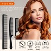 URAQT Hairdressing Combs Set, 3pcs Hair Combs Hair Brushes, Pin