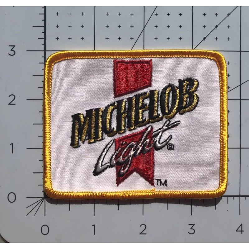 Michelob Light 3”x3.25” Embroidered Patch