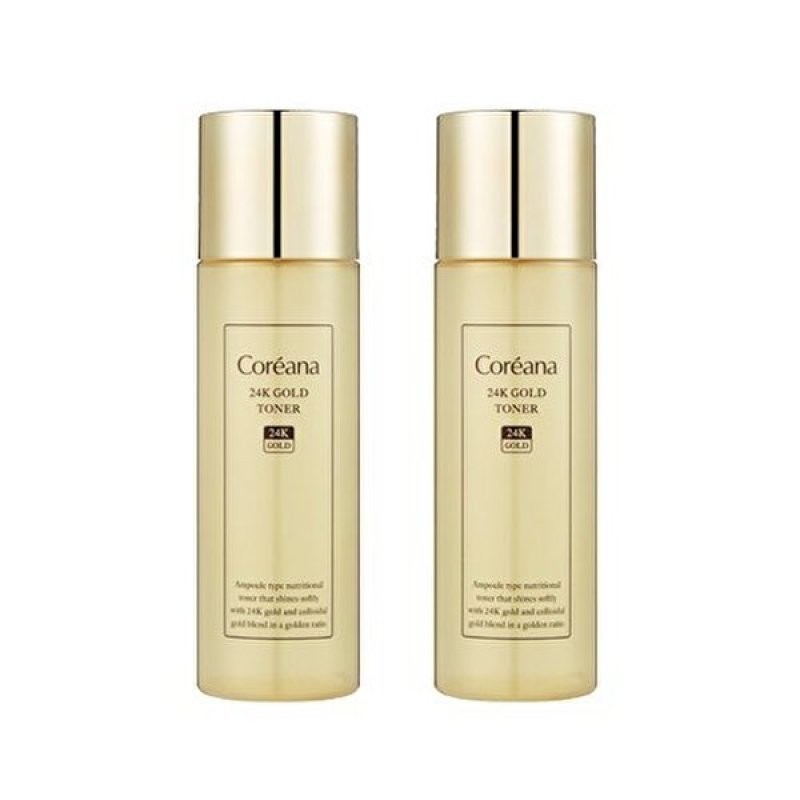 Coreana Coreana 24K Gold Toner 1+1 / 코리아나 코리아나 24K