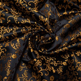 YOHOWA 2PCS Scarf Necktie Set Men/Women Fashion Silk Lightweight Feeling Print Soft Scarves Neckerchief Wraps Gift