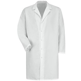Red Kap Men's Specialized Lab Coat, White, Small