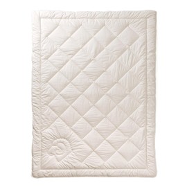 Öko Planet Summer Duvet with Sheep's Wool Filling 135 x 200 cm, Lightweight Duvet with Cover Made of Organic Cotton, Various Sizes