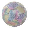Soccer Ball PU Size 5 Light Color Reflective Glowing Soccer