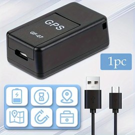 Magnetic Mini GPS Car Locator-Instant Tracking Device, American GF07 Model, Precise Positioning Tracking, Tracking My Package Delivery, Compact Design, Long Battery Life