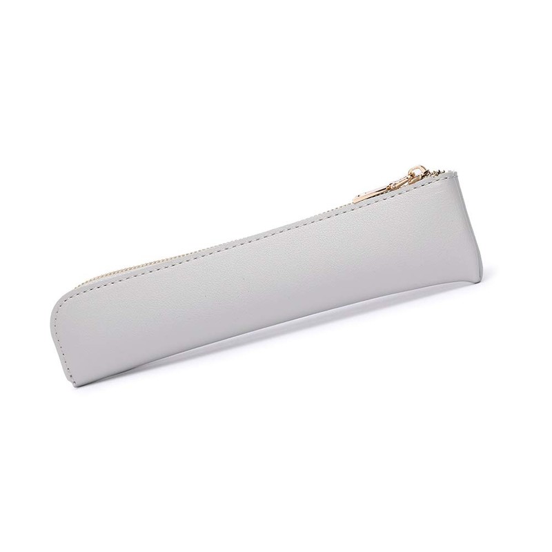 Tokastar Pencil Case, Slim, Leather, Pen Pouch, Mini Design, Pencil