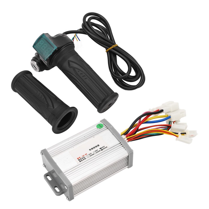 48V 800W Motor Speed Controller Throttle Grip with Lock and