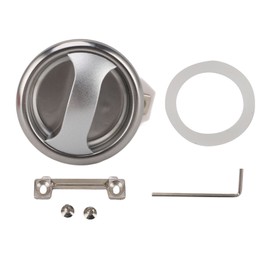 RV Travel Trailer Door Entry Lock Food Truck Yacht Bathroom Door Knob Lock Keyless Turn Lock Doorknob Zinc Alloy