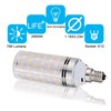 MDee 3000K E12 LED Bulbs, 6W 700LM Warm Light, 6-Pack