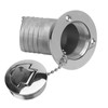Angled Boat Deck Fill Cap 316 Stainless Steel Marine Deck